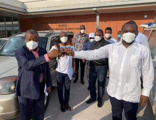 Sénateur Guy Loado un don pour le coronavirus